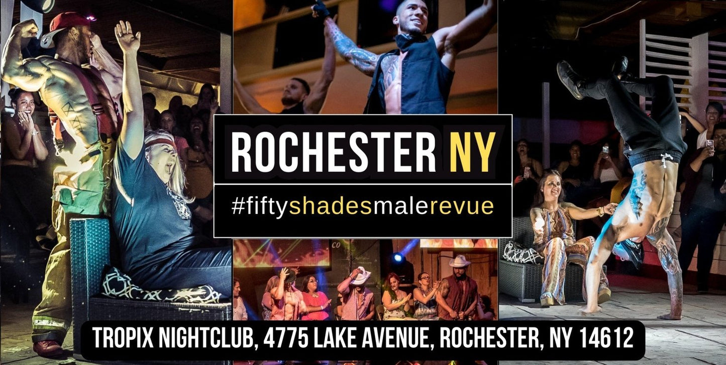 Rochester NY | Thu, May 16, 8:00 PM | Shades of Men Ladies Night Out - Shades of Men Live