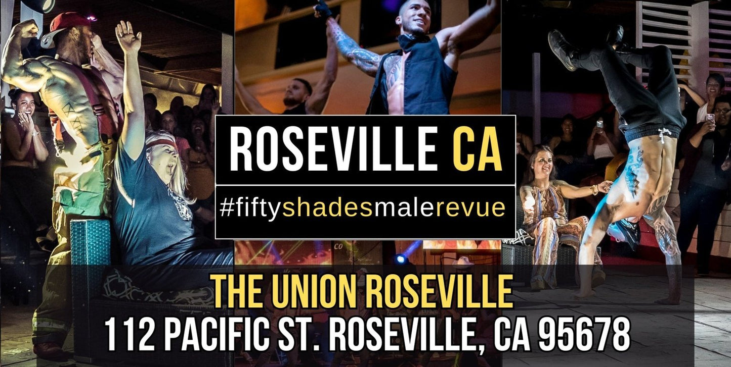 Roseville, CA | Mon, Aug 19, 7:00pm | Shades of Men Ladies Night Out - Shades of Men Live