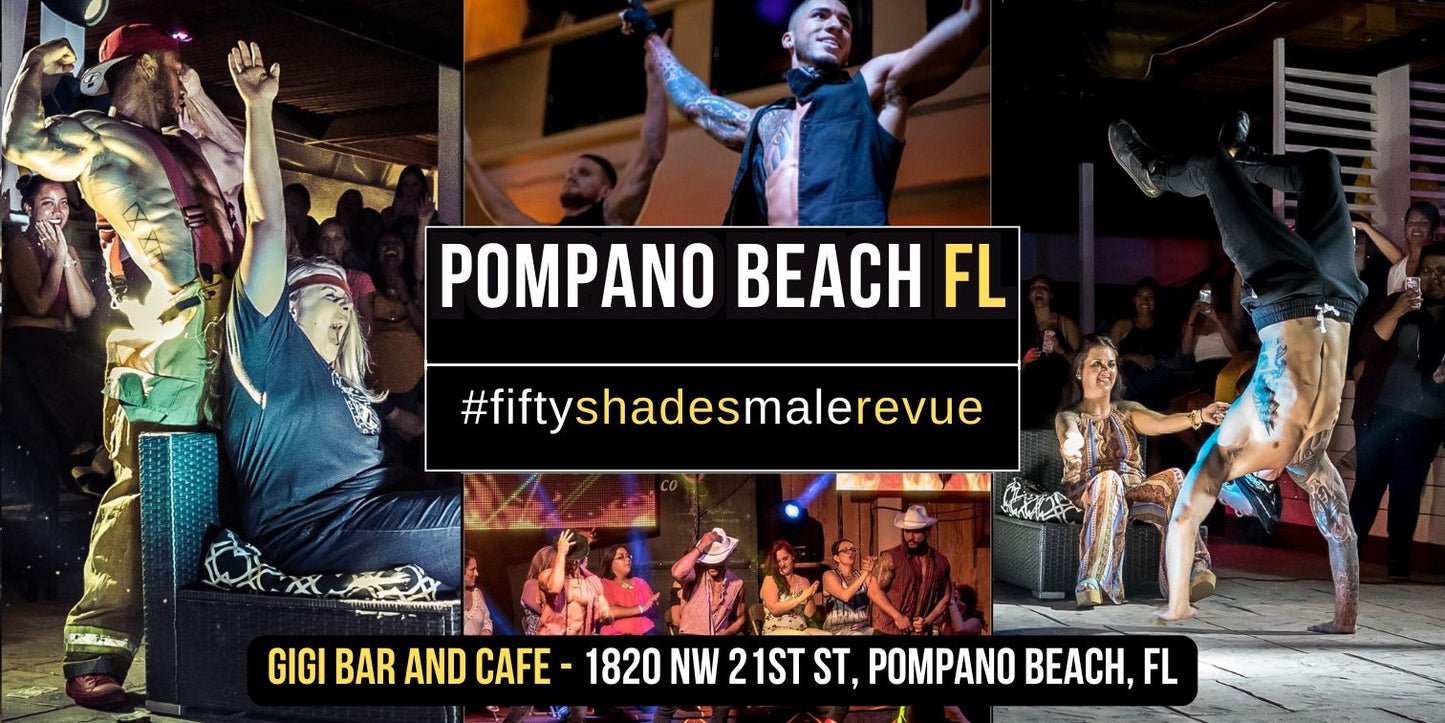 Pompano Beach, FL | Thu, June 26, 7PM | Doors 6pm | Shades of Men Ladies Night Out